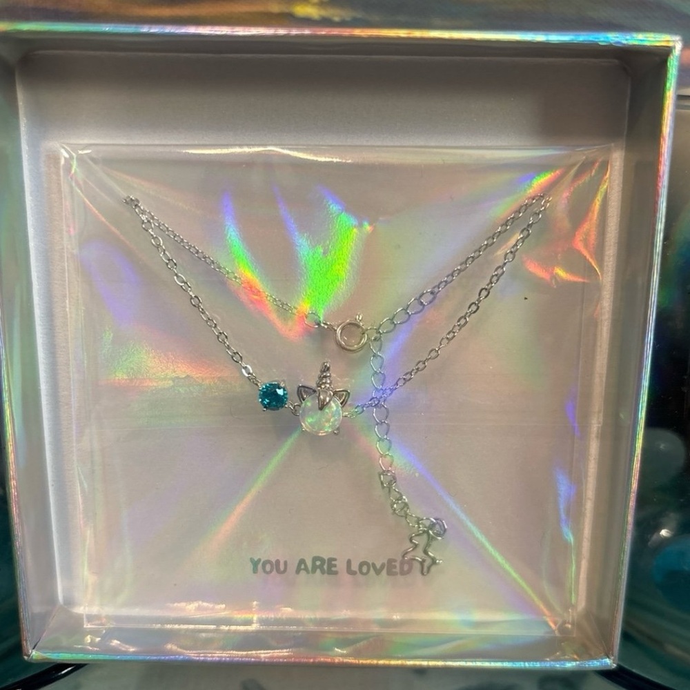 Unicorn December Birthstone Bracelet